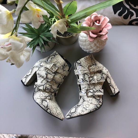 Ava x Palmer Shoes - NEW Python Collection Booties